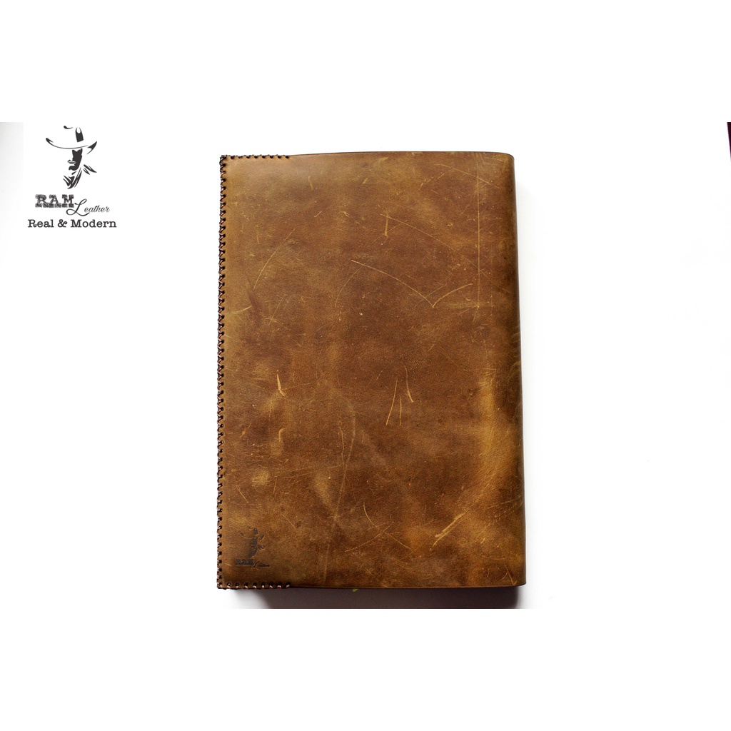 Sổ Da Bò RAM Leather Nâu Đất