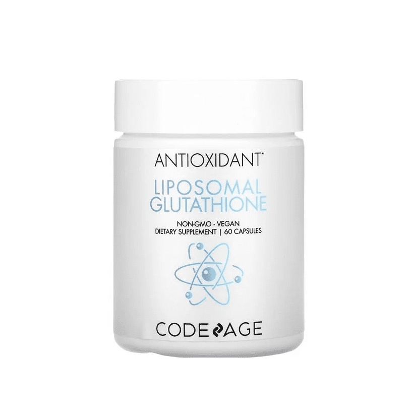 Viên uống chống oxy hóa, làm sáng da, thải độc gan Codeage Liposomal Glutathione 60v (R) (HSD: 1/25)