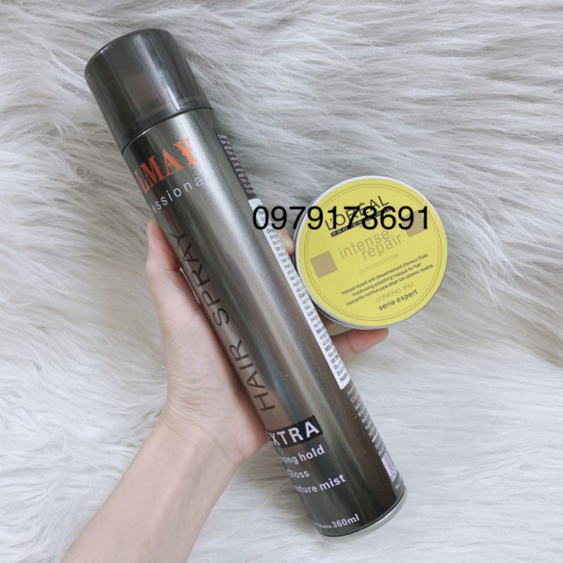 Combo gom xịt tóc nam nữ COLMAV giữ nếp cực cao và wax vuốt tóc a cao cấp