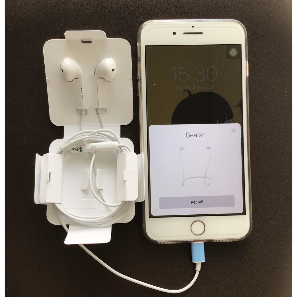[ Giá Tốt Nhất ] Tai Nghe Chân Linghtning dùng cho iPhone 7,7 Plus,8,8 Plus,iPhone X - loại cần kết nối Bluetooth