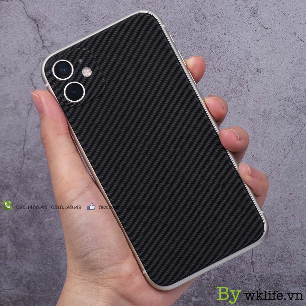 Miếng Dán Mặt Sau Và Trước iPhone 11 11 Pro Max 3D Carbon Fiber PVC Ceramic Film