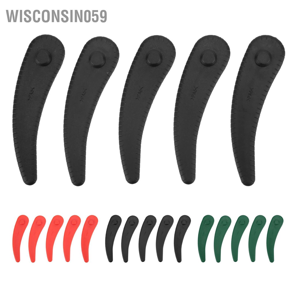 Wisconsin059 Lưỡi cắt máy cỏ 25PCS ABS Cắt nhanh linh hoạt gia đình cho Bosch