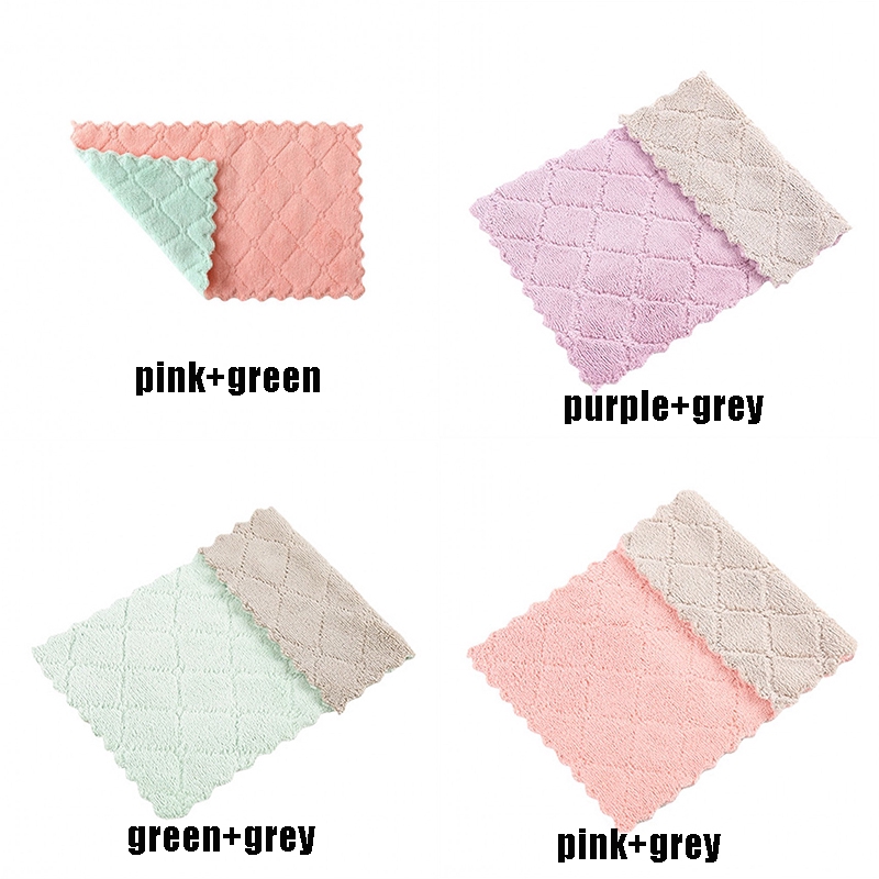 Khăn vi sợi siêu thấm hút vệ sinh chén dĩa tiện lợi cho nhà bếp