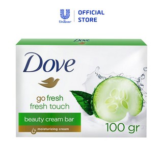Xà bông dưỡng ẩm Dove Hương Dưa Leo và Trà Xanh 100g