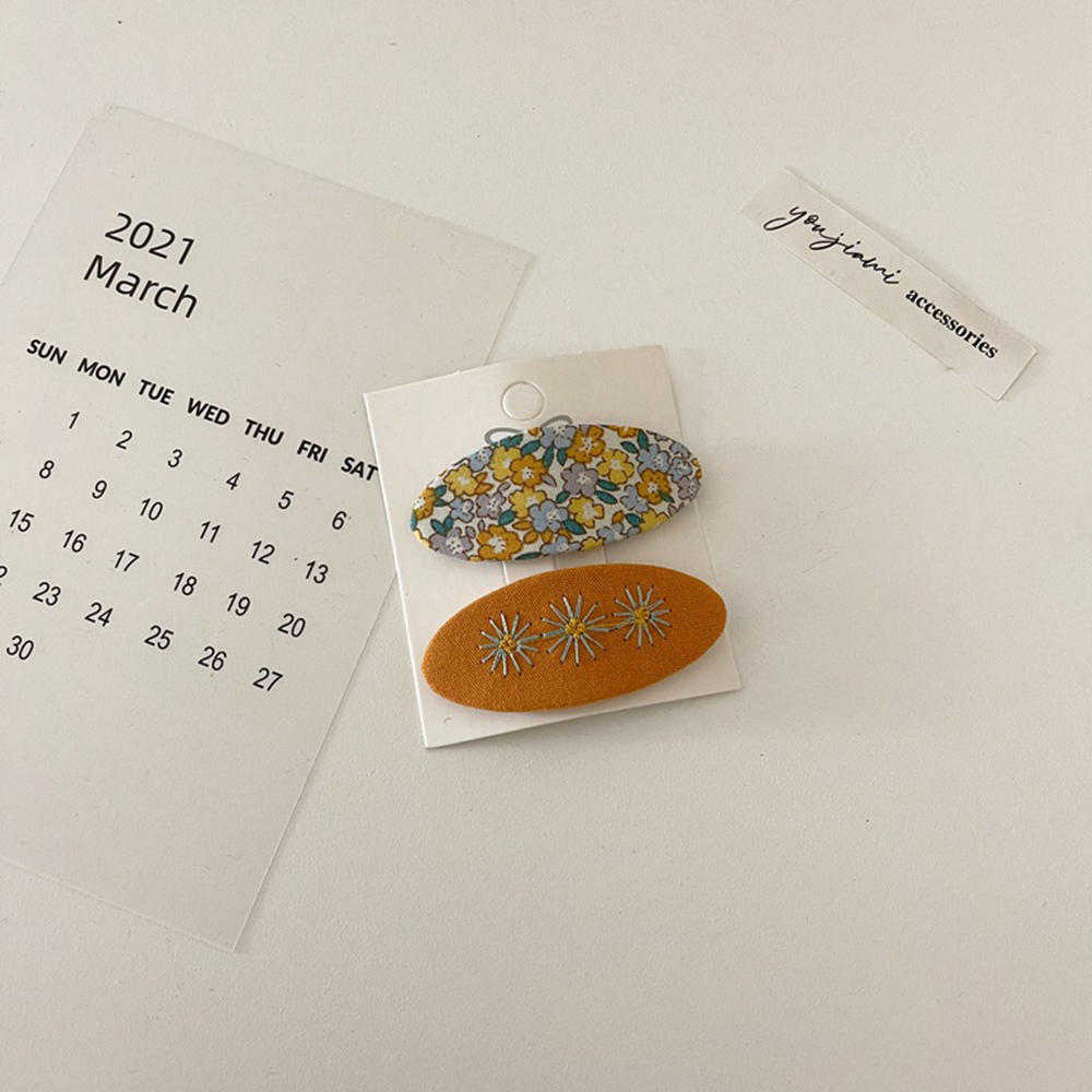 [Hàng Mới Về] Kẹp Tóc Hình Hoa Nhiều Màu Sắc Dễ Thương