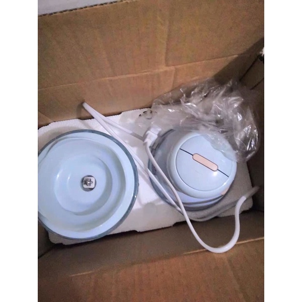 Máy xay ăn dặm thịt cá rau củ BEAR nơ cối thuỷ tinh cao cấp 2 nút bấm bảo hành 12 tháng