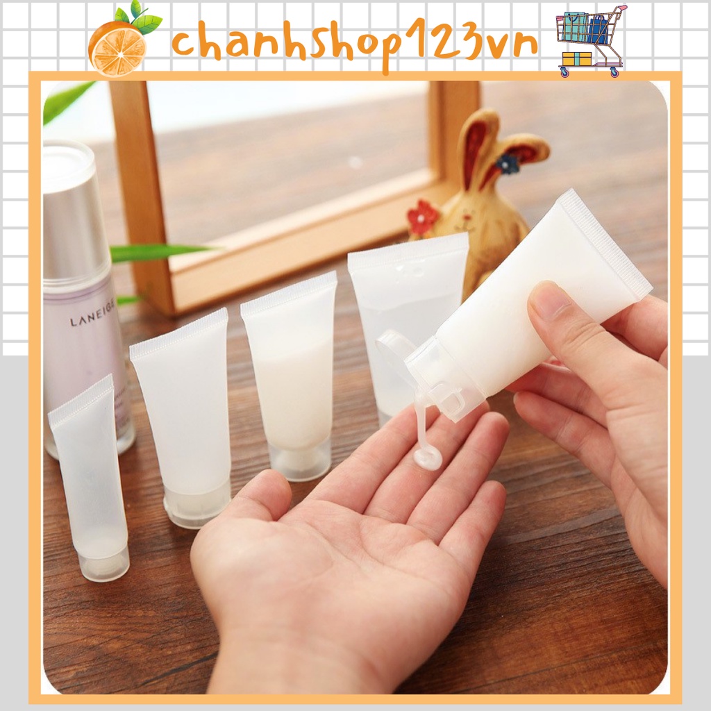 Tuýp rỗng chiết mỹ phẩm, tuýp nhựa đựng kem đánh răng, dầu gội, sữa tắm,... thiết kế nhỏ gọn tiện dụng - 10200