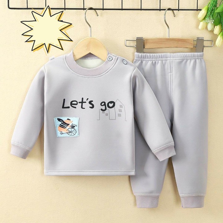 (9-16kg ) Bộ nỉ lót lông quảng châu xuất Hàn cao cấp cho bé siêu mềm, siêu ấm (chuẩn ảnh-chọn mẫu)
