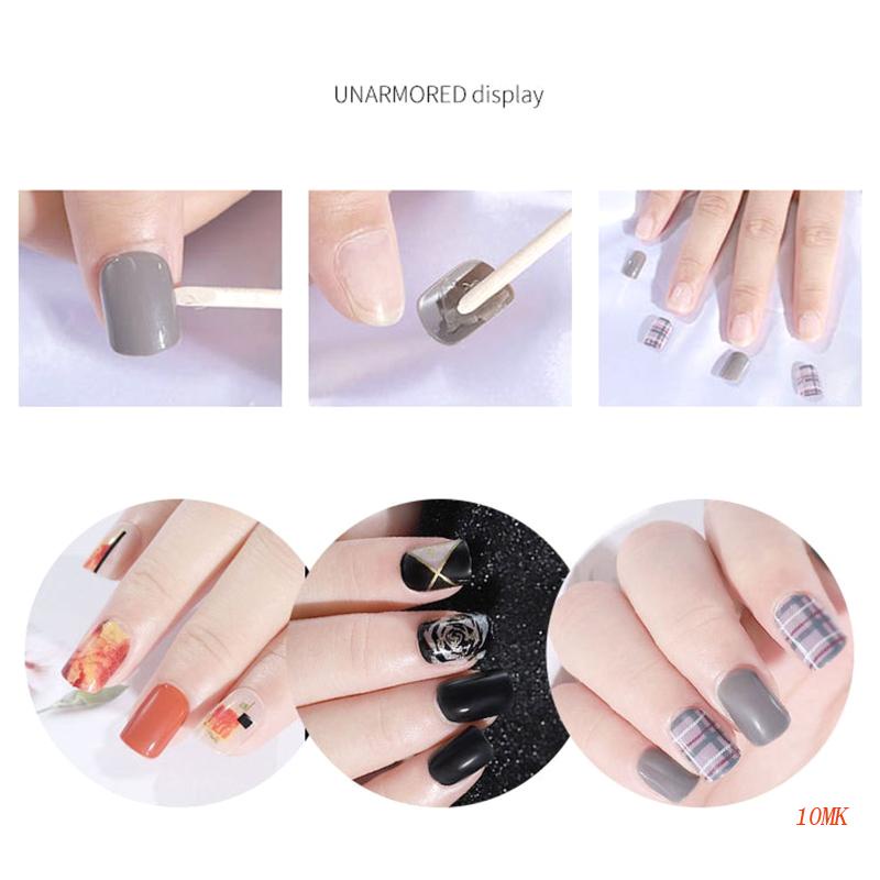 Keo Dán Móng Giả Trong Suốt Hai Mặt 10MK Thoáng Khí Có Thể Uốn Cong Cho Nữ