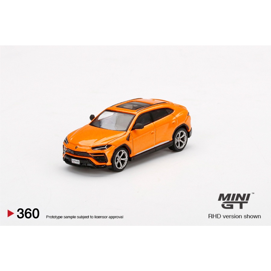 Mini GT #360 - Lamborghini Urus Arancio Borealis Orange - Xe mô hình tỷ lệ 1:64 chính hãng - Saigontoys