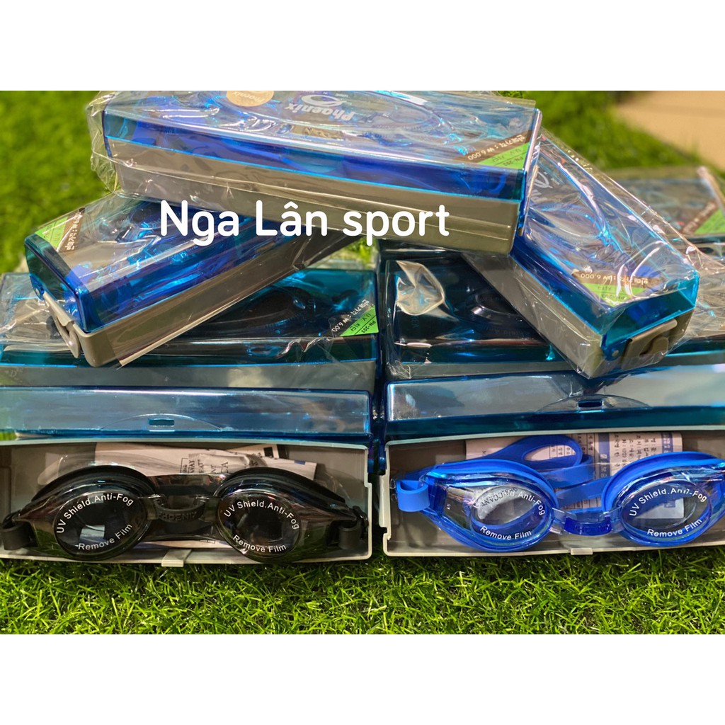 ( TẶNG HỘP ĐỰNG KÍNH ) - Kính bơi Phoenix 203 chuẩn dành cho nhỡ và người lớn