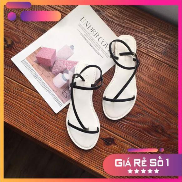 Loại 1 SANDAL BỆT XỎ NGÓN QUAI MẢNH DÂY CHÉO D0018E