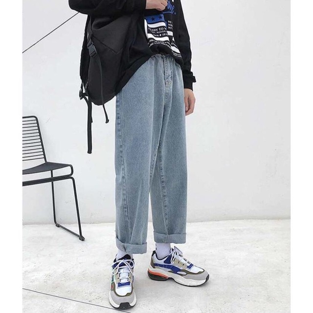 Quần Baggy Jean Unisex | BigBuy360 - bigbuy360.vn