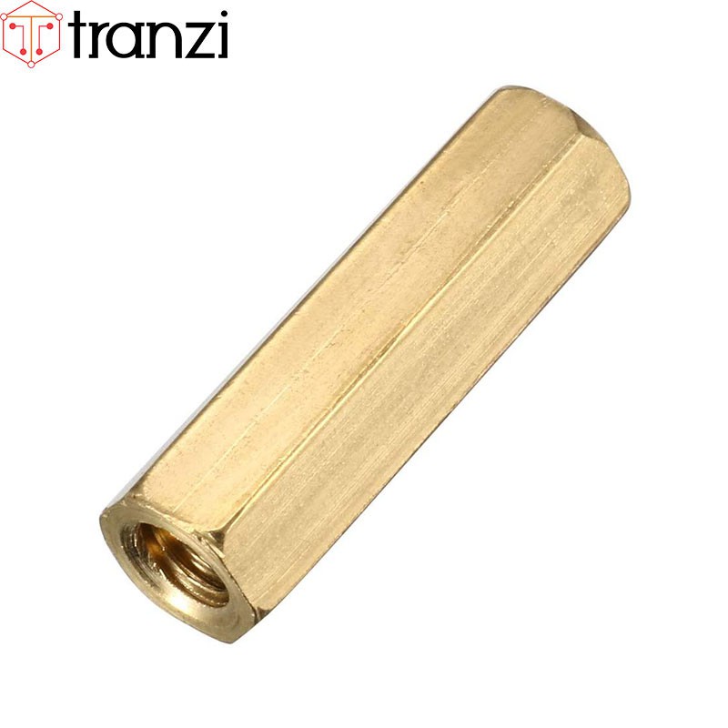 Trụ vít lục giác cái cái đồng M4x20 - túi 10 cái