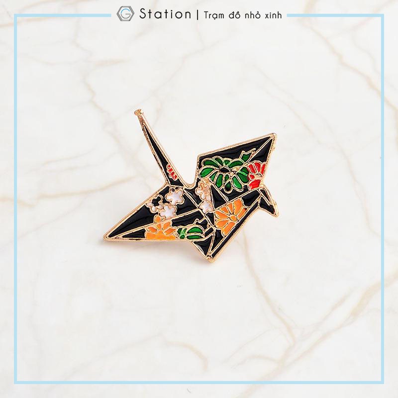 Pin cài áo hạc giấy - GC018
