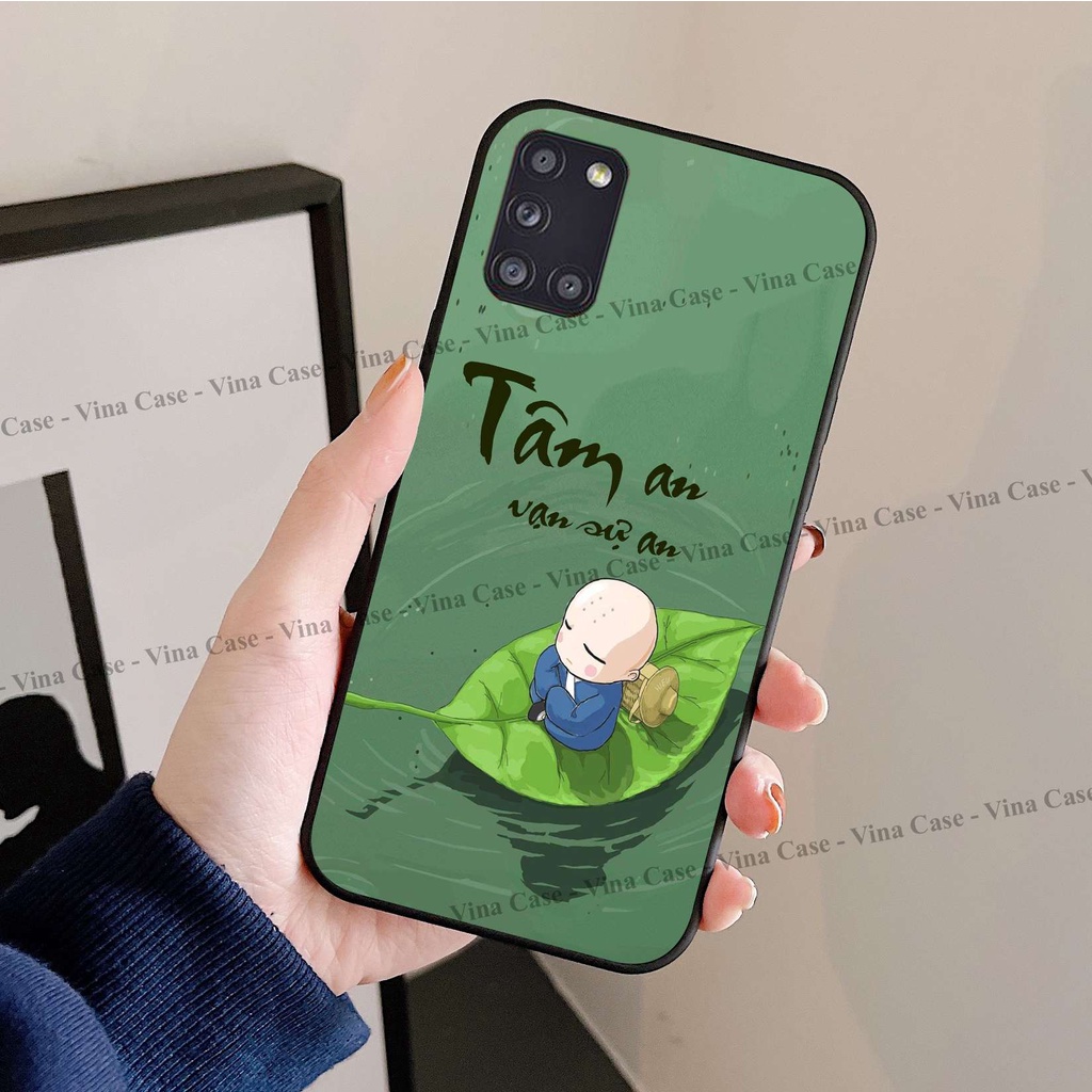 Ốp lưng kính 3D cho Samsung A31 - Samsung A51 - Samsung A71 - Samsung M31 - Samsung M51 - Samsung M52 in hình Bông Sen