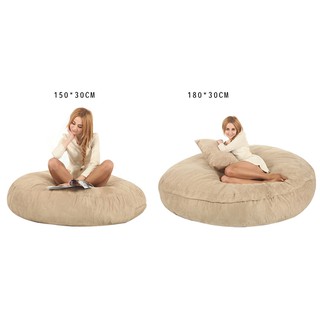 Vỏ Ghế lười hình Bánh Tròn- ghế beanbag chưa bao gồm hạt xốp - thích hợp cho vẫn chuyển, dễ dàng thay đổi màu sắc