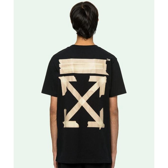 Áo thun họa tiết OFF-WHITE màu trắng tay ngắn thời trang dành cho nam và nữ