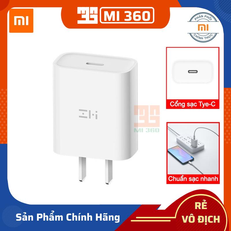 Củ Sạc Nhanh Xiaomi Zmi HA716✅ Cổng Sạc Type C Chuẩn Sạc Nhanh PD3.0✅ Hàng Chính Hãng
