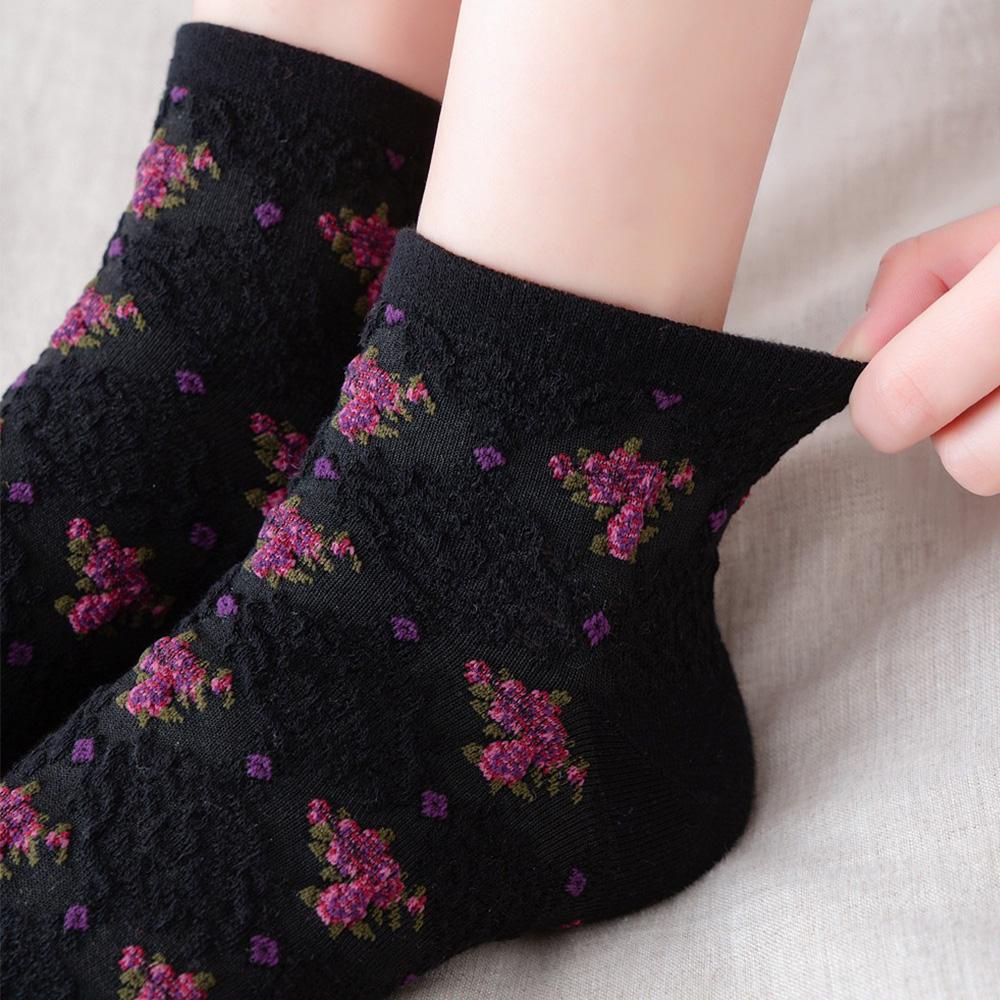 Đôi Vớ Thuyền Thoáng Khí In Hoa Thời Trang Mùa Hè Mới