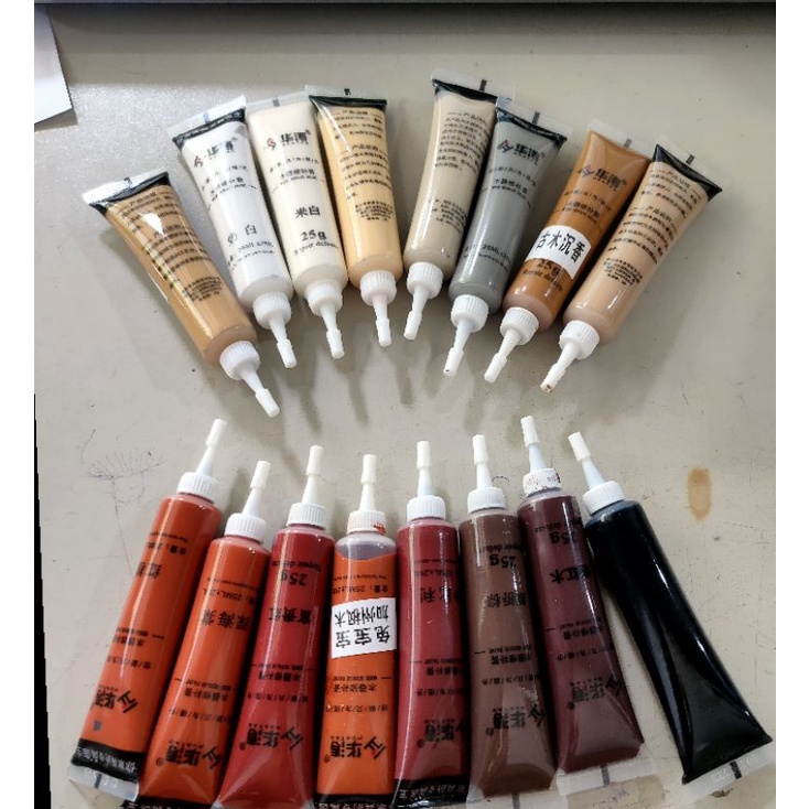 Com bo 16 túyp keo sơm che khuyết điểm trên bề mặt gỗ