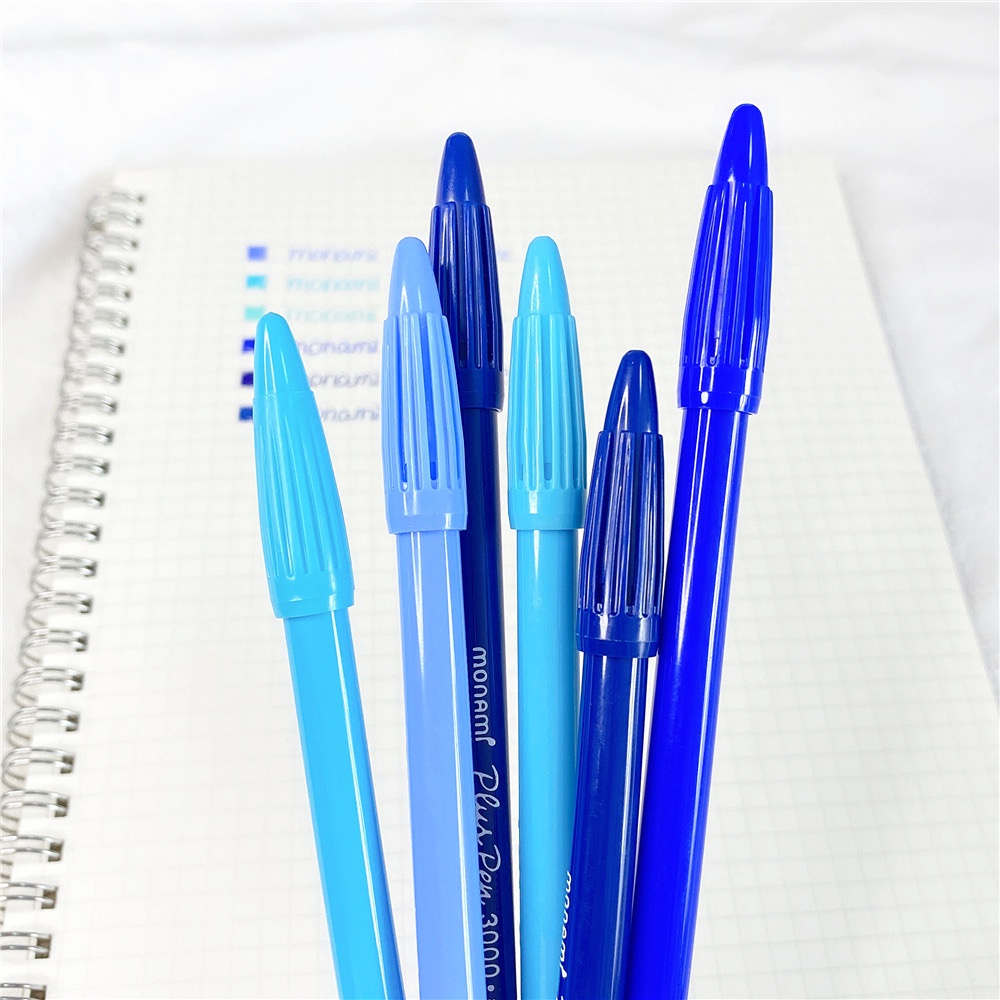 Bút mực nước Winzige thiết kế kiểu Hàn Quốc tông màu xanh dương dễ thương ST461-2
