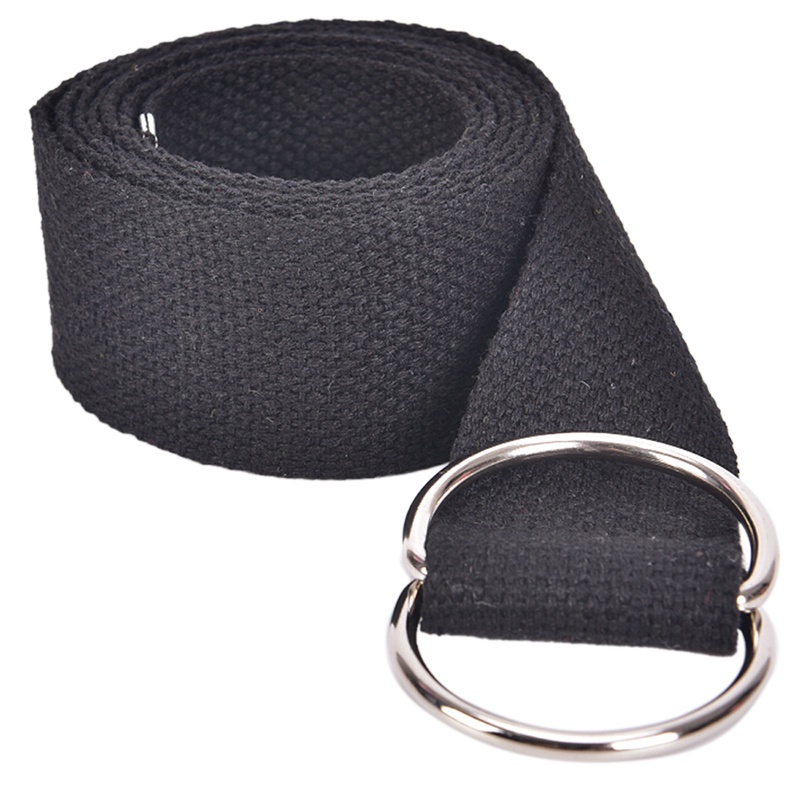 Thắt Lưng Vải Canvas Nylon Khóa Chữ D Thời Trang Cho Nam Nữ