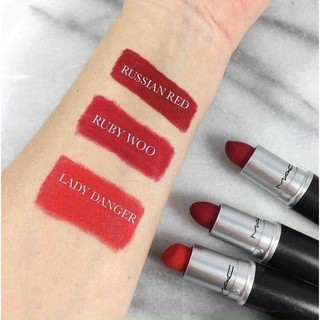 Son Mac Mini Ruby Woo Màu Đỏ Thuần