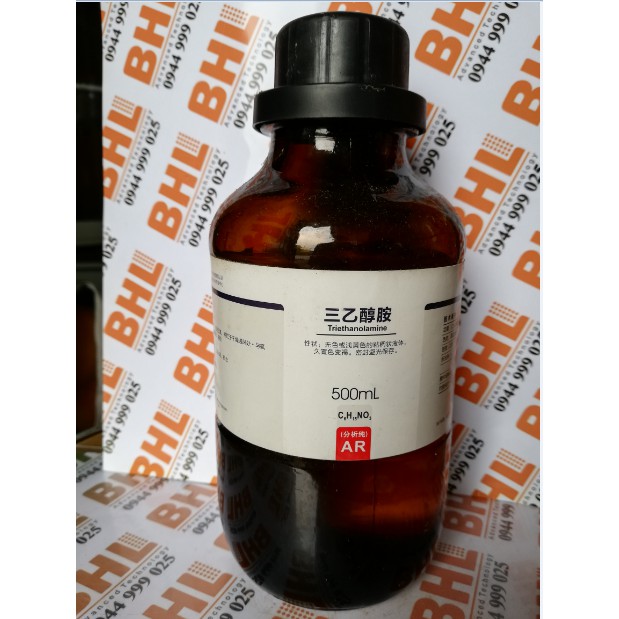 Hóa chất TriethanolAmine TEA chai 500ml C6H15NO3 Trolamine Nitrilotriethanol triethanolamin triethanol amine