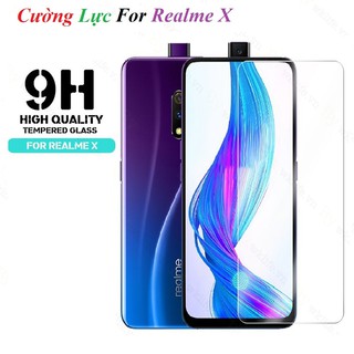 Kính Cường lực trong suốt Oppo F11 Pro / Realme X / Oppo K3  độ cứng 9H bảo vệ màn hình tối đa