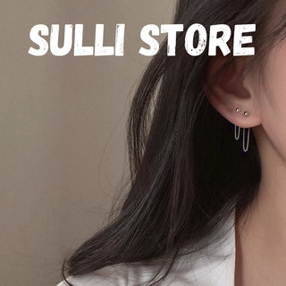 Khuyên tai dây xích bi Sulli store 007