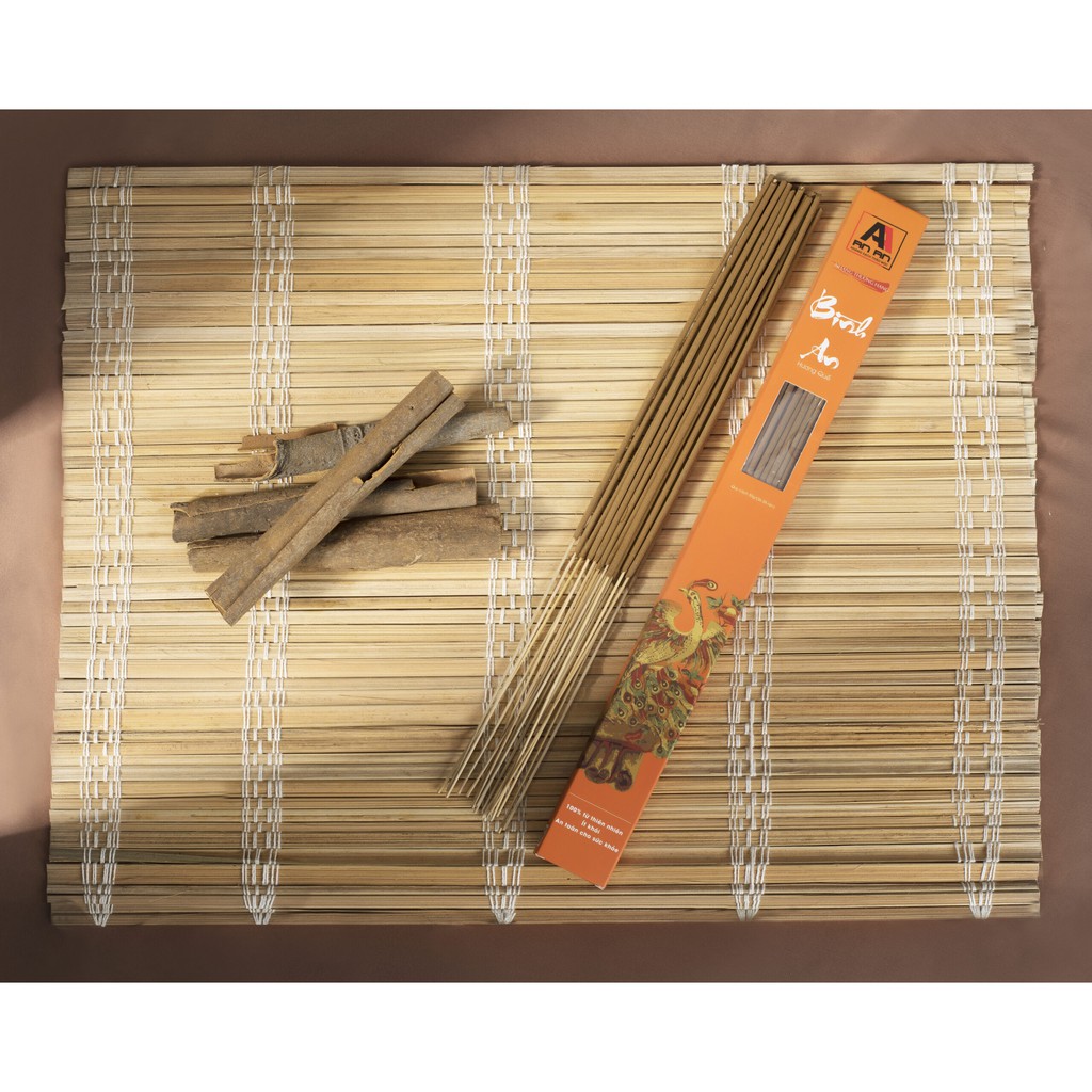 Nhang Sạch Cao Cấp AN AN, hộp tiện lợi 36 nén kích thước dài 38cm, mang tài lộc đến mọi nhà.