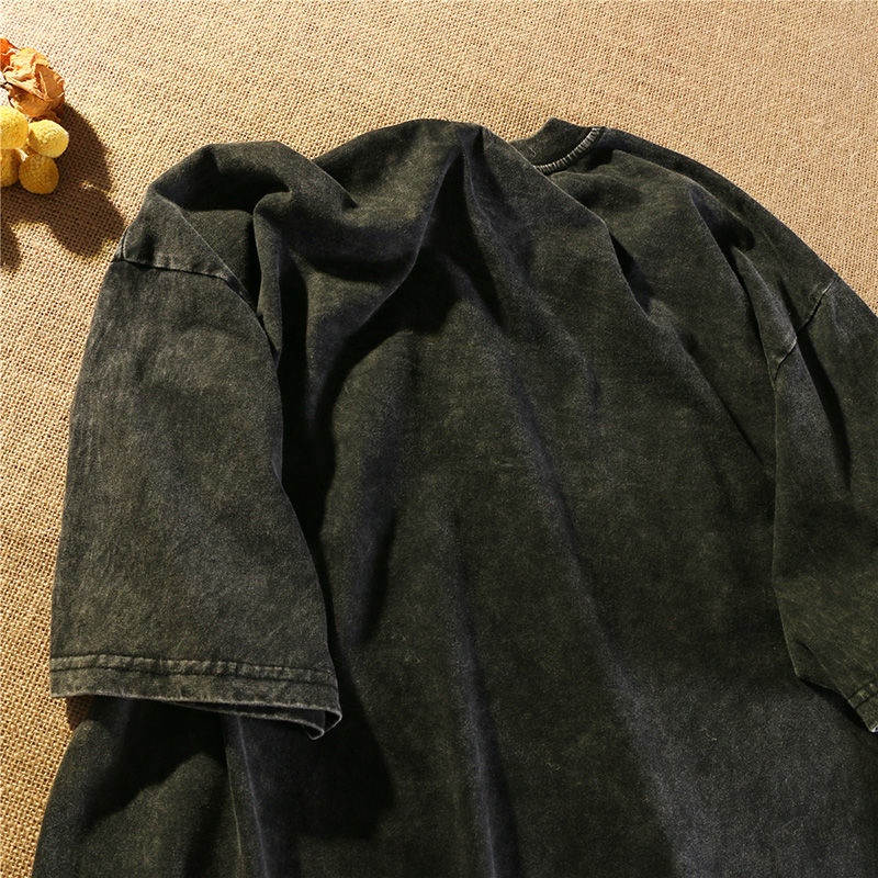 Áo thun IELGY tay ngắn dáng rộng in họa tiết thời trang hip hop cổ điển cá tính cho nữ