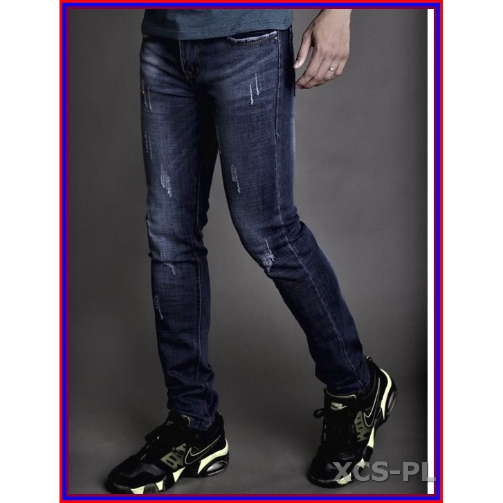 Quần jean nam cao cấp CÀO NHẸ 384 màu NGẢ XANH không xù lông, không ra màu, chất giãn tốt N55