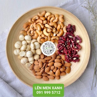 Mix nhân hạt macca - hạnh nhân - óc chó đỏ - hạt điều hữu cơ thơm ngon dinh dưỡng