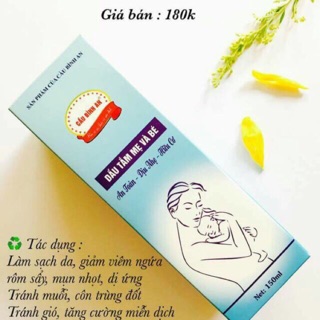 Dầu tắm mẹ và bé Cầu bình an