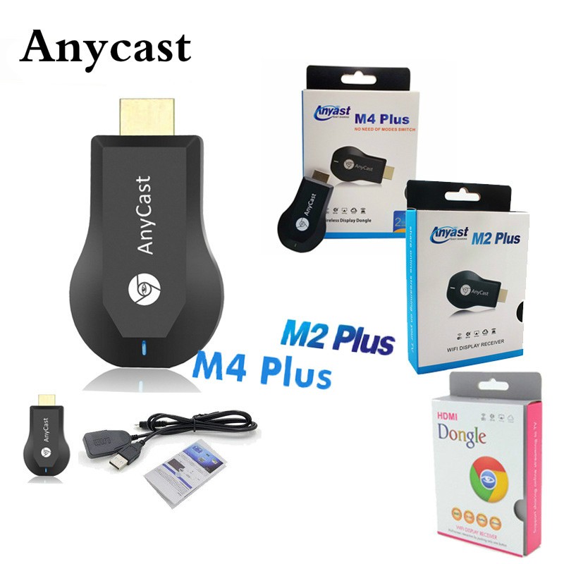 HDMI Không Dây ANYCAST M4 Plus/M9 Plus 2018 - Tốc Độ Kết Nối Siêu Nhanh (Dùng cho android/IOS)