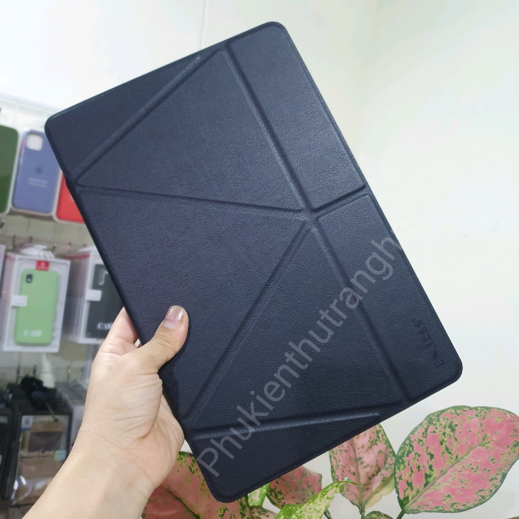 Combo Samsung Tab S7/ S7 Plus bao da chính hãng Onjess + dán cường lực dẻo nano siêu biền chống vỡ chống sứt mẻ cạnh