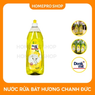 Nước rửa bát cao cấp Denkmit dung tích 1L hương chanh, hàng nội địa Đức.