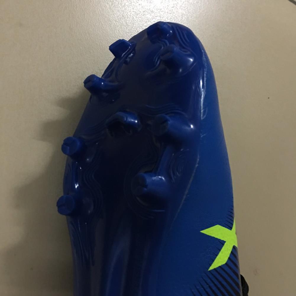 Giày Đá Bóng Đinh Cao X18 Cao Cấp- Giày đá bóng đinh to sân cỏ tự nhiên X18 Xanh Blue ^%