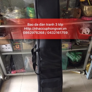 Bao da đựng đàn tranh 3 lớp