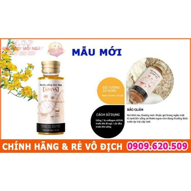 [Mã 77FMCGSALE giảm 8% đơn 500K] 03 hộp Collagen ADIVA chính hãng (14 lọ/hộp) | WebRaoVat - webraovat.net.vn