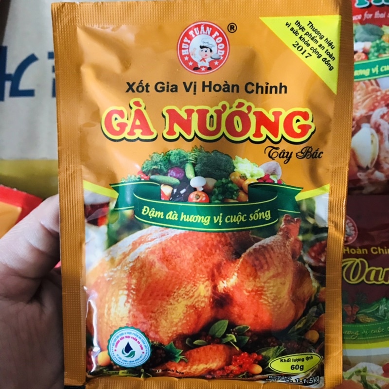 Sốt/Xốt Gia Vị Hoàn Chỉnh Huy Tuấn Gói Các Vị