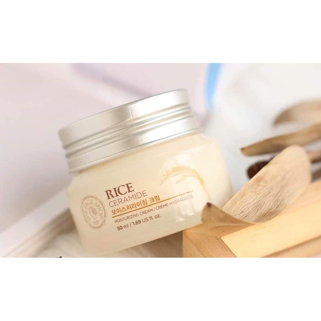 KEM DƯỠNG GẠO THE FACE SHOP RICE CERAMIDE MOISTURIZING CREAM