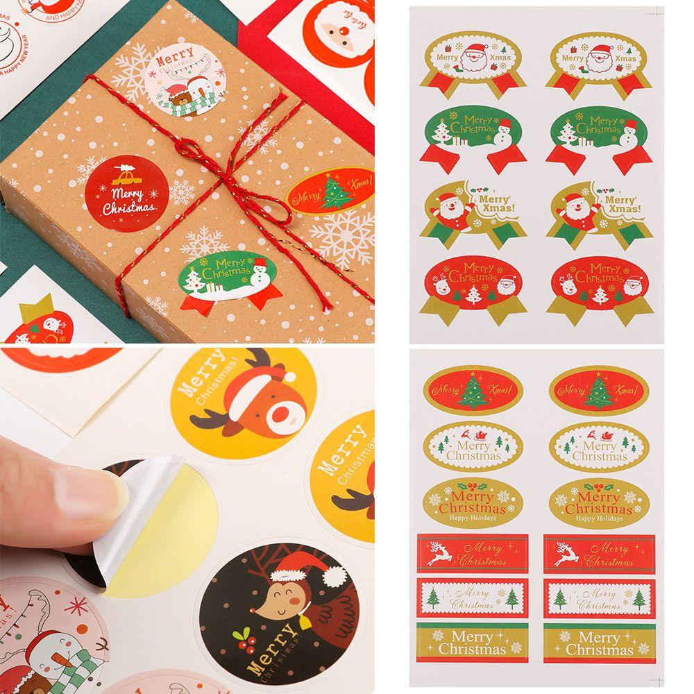 5 Tờ Nhãn Dán Trang Trí Giáng Sinh