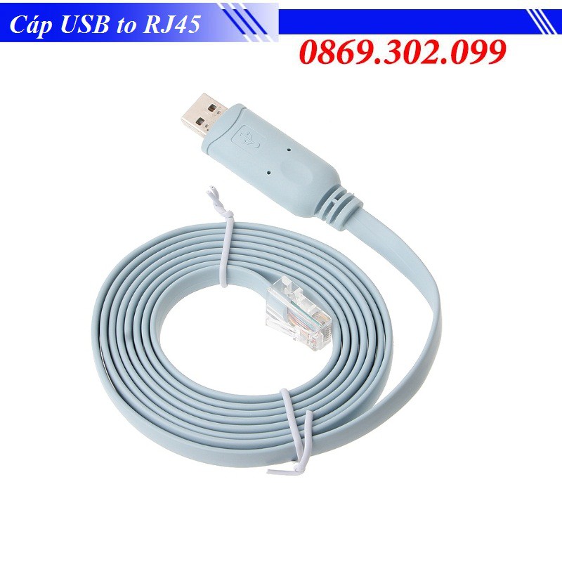 Cáp lập trình USB to RJ45