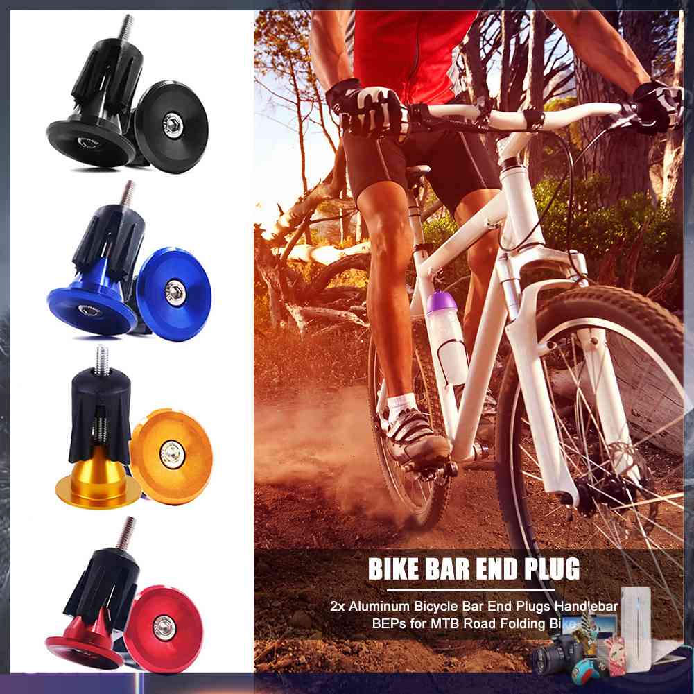 Bộ 2 Nút Gắn Tay Lái Xe Đạp Leo Núi Bằng Nhôm