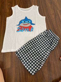 Bộ ba lỗ xuất Hàn chất cotton giấy