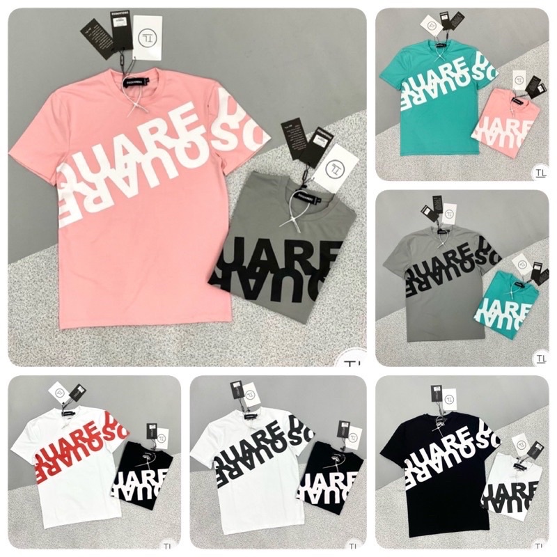 Áo phông DSQ tay lỡ hàng hottren. chất cotton co giãn 4 chiều