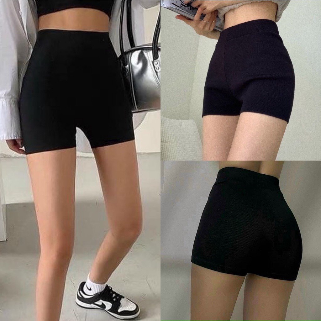 Quần legging đùi co giãn 4 chiều, chất liệu Umi dày dặn, siêu rẻ